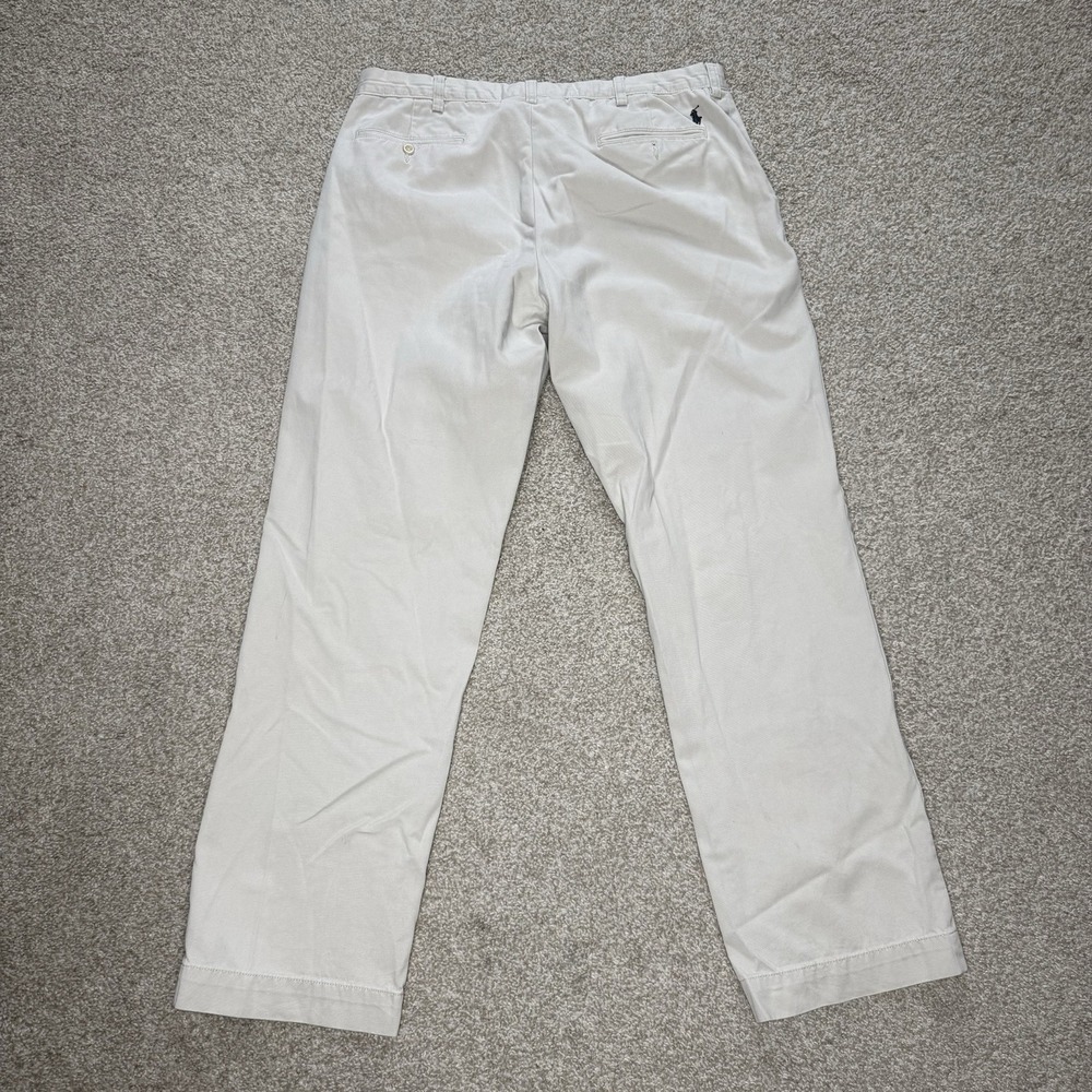 Polo by Ralph Lauren Preston Chino Pants Men's Size 36x34 Straight Leg Pony - Picture 2 of 14